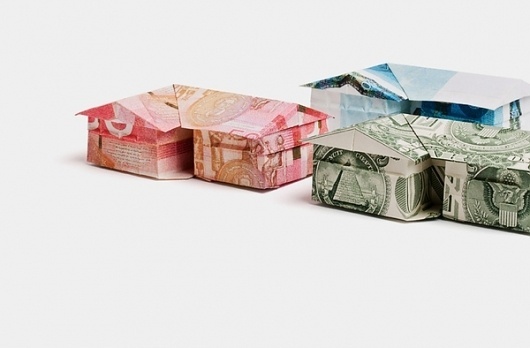 Payment Systems Group on the Behance Network #house #photography #pho #origami #money