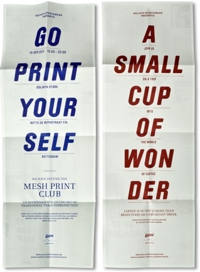 Design Work Life » cataloging inspiration daily #type #print