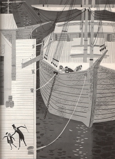 Drawn #illustration #ship #greyscale