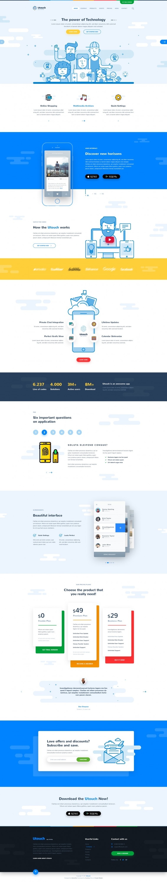Utouch – App Startup Business and Digital Technology