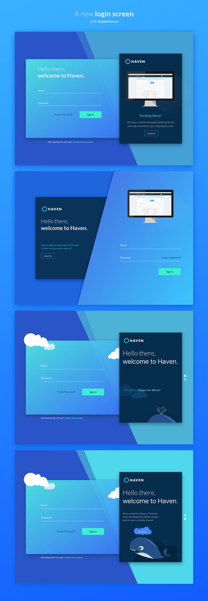 Login Experience Redesign on Behance