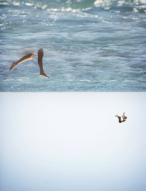photo #ocean #legs #surface #photography #sea #reversed #swim #swimming