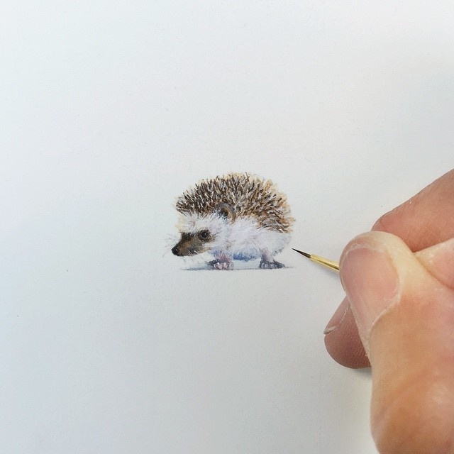 Incredible Tiny Paintings By Karen Libecap #painting #artwork #tiny #karenLibecap