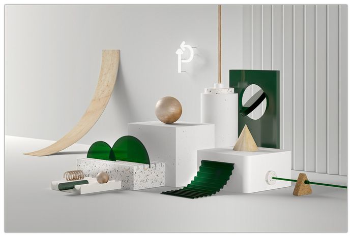Ozan Akkoyun and Yagmur Ruzgar designed the corporate identity for creative studio Paleworks, which focuses on production in the fields of art, architecture and design. For more of the most beautiful designs visit mindsparklemag.com