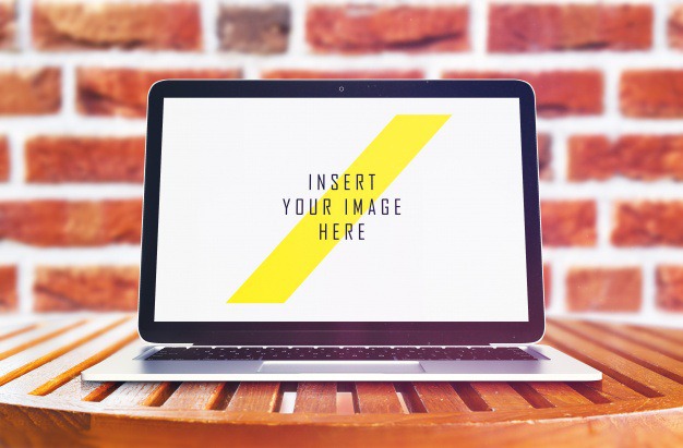 Laptop on wooden table in front of brick wall mock up Free Psd. See more inspiration related to Mockup, Technology, Wood, Template, Table, Laptop, Web, 3d, Website, Wall, Mock up, Brick, Psd, Wooden, Brick wall, Templates, Keyboard, Website template, Screen, Mockups, Up, Wooden table, Web template, Tables, Realistic, Real, Web templates, Front, Technological, Mock ups, Mock, 3d mockup, Psd mockup, Ups and Trackpad on Freepik.