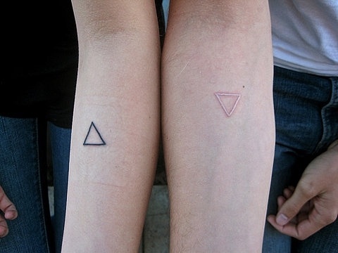 FFFFOUND! #girls #tattoo #triangle #boys #signs