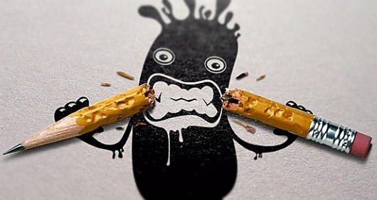 60 Visionary Examples of Creative Photography | inspirationfeed.com #illustration #angry #pencil #frustration