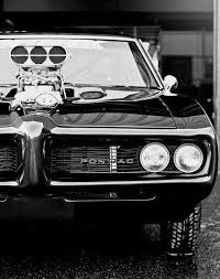 black Pontiac, car, vintage, retro, car photography