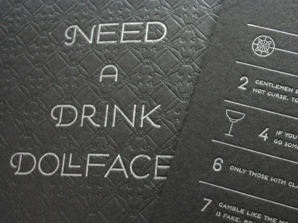 Fame_Invite2012_cards3_detail #beast #letterpress #on #pieces #fire #studio #type #estilo #typography