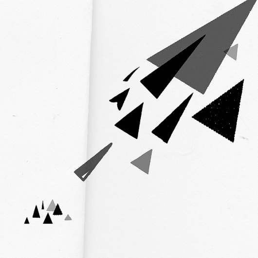 Collage / Attack | Flickr - Photo Sharing! #abstract #letters #white #black