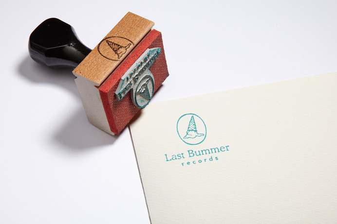 High Tide | Projects | Last Bummer Records #stamp #branding #cream #logo #ice
