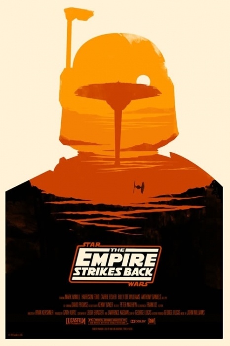 Mondo: The Archive | Olly Moss The Empire Strikes Back, 2010 #movie #poster
