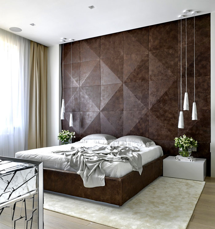 Moscow Apartment by Alexandra Fyodorova - bedroom, bedroom design, bed, bedroom decorating, #bedroom #decor