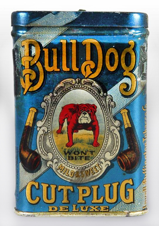 bulldog tin #design #tin #pipe #vintage #radness #bulldog #typography