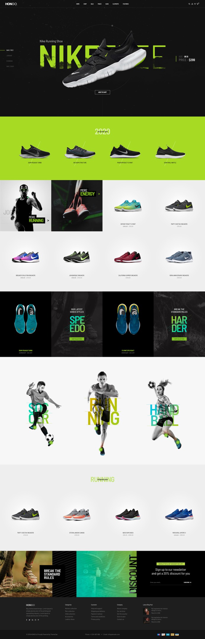 #Hongo #WooCommerce #WordPress Theme for #Shoes by #ThemeZaa