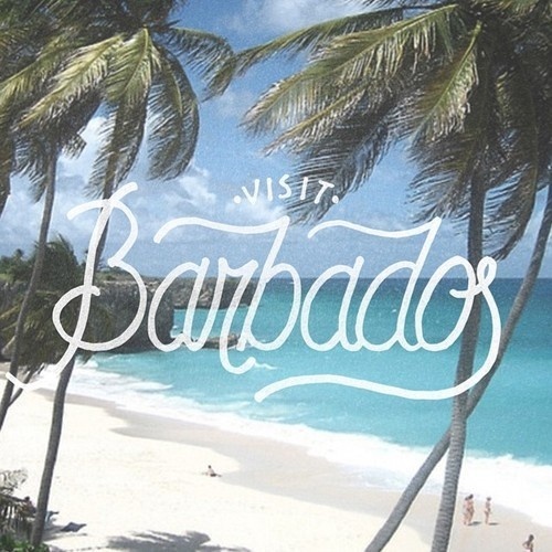Visit Barbados Lettering #calligraphy #lettering #script #barbados #handlettering #travel