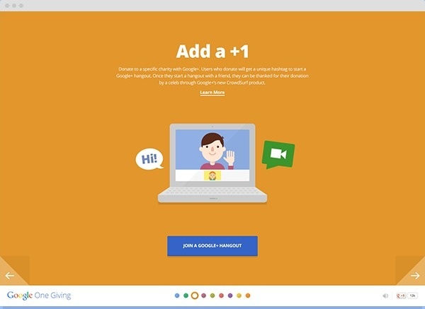 Google One Giving on Behance #google #design #web