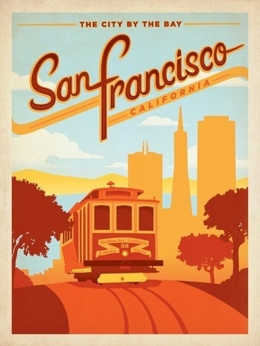 Piccsy :: San Francisco poster #graphic #art #poster