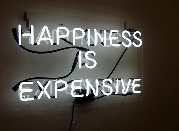 neon #typography #happiness #lettering #neon #signage