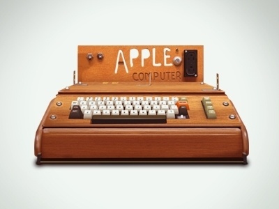 Dribbble - Apple I by Ilie Ciorba #computer #steve #apple #wozniak #retro #jobs