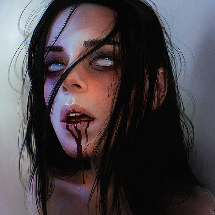 Expressive Female Portraits by Julia Razumova | Daily design inspiration for creatives | Inspiration Grid