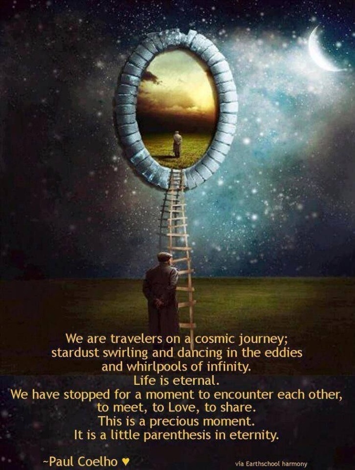 I am grateful for every cosmic connection in my life…grateful for my precious family and my friends, old & new…for everyone whose path c