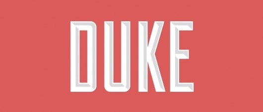 Lost Type Co-op | Duke #retro #typography