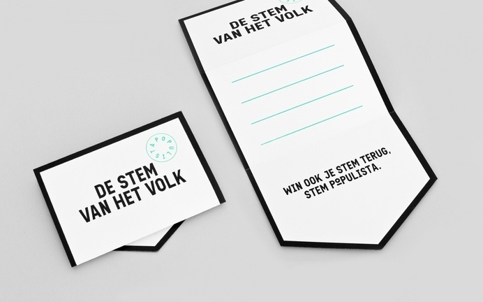 Populista - Bauke van der Laan #layout #illustration