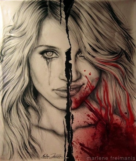 Portrait Illustrations by Marlene Freimanis | Cuded #y #illustrations #freimanis #portrait #marlene