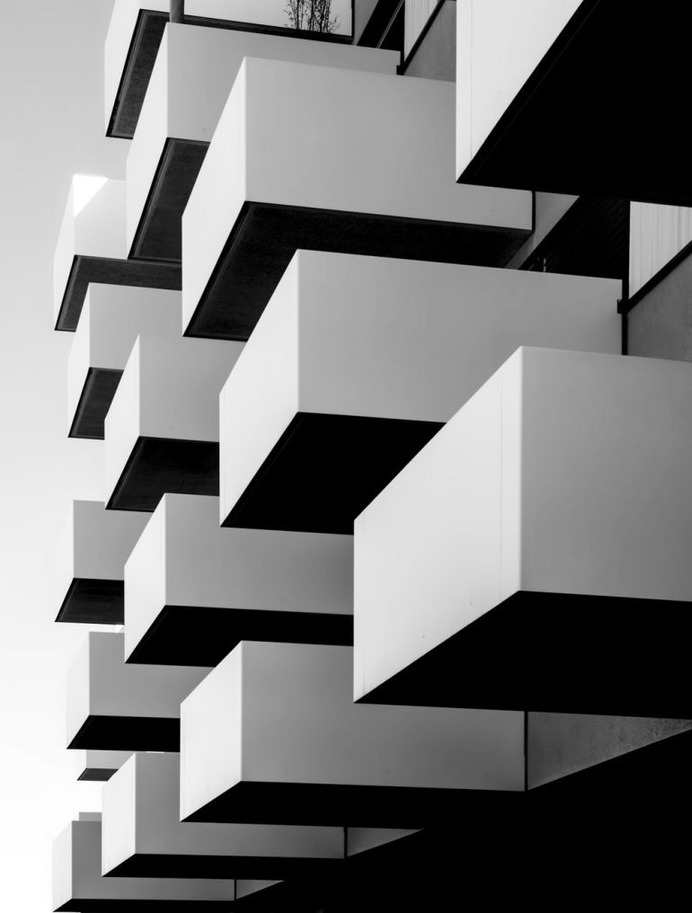 Modern, new, light and black
