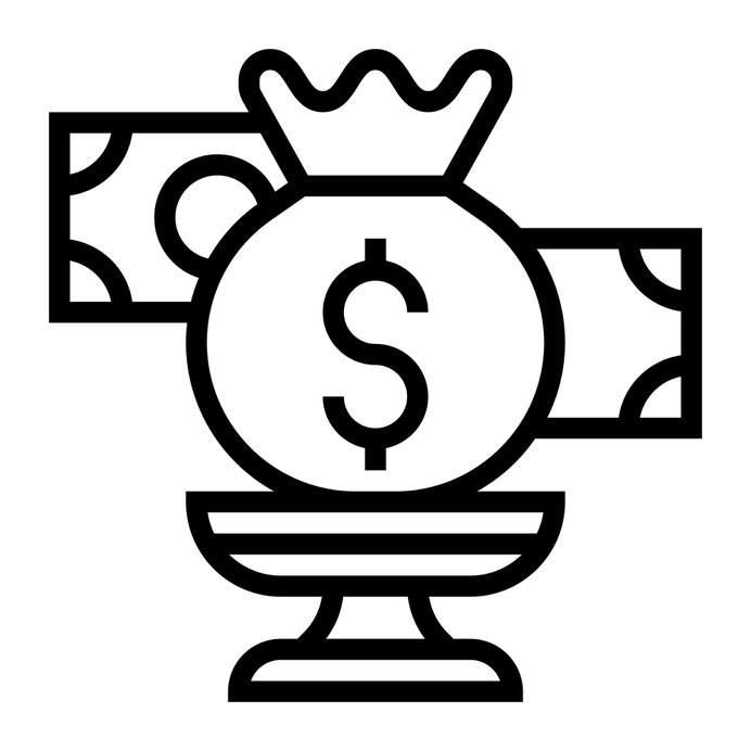 See more icon inspiration related to prize, best, win, money, sports and competition, dollar symbol, champion, winner, first and award on Flaticon.