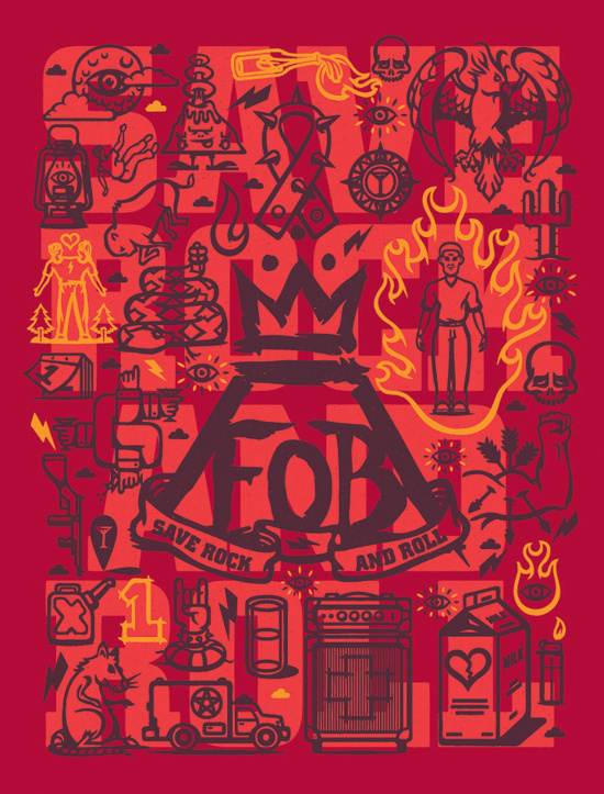 Fall Out Boy #boy #fall #out #illustration #poster