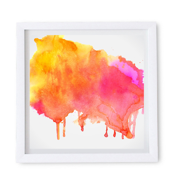 Artwork featuring beautiful Painted Splash Colorful Poster. #christmas #color #gift #ideas #holidays #paint #splash