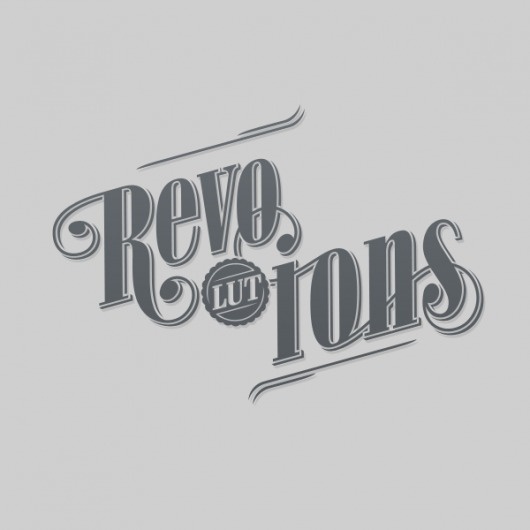 Revolutions Per Minute on Typography Served #revolutions #flourish #retro #typography