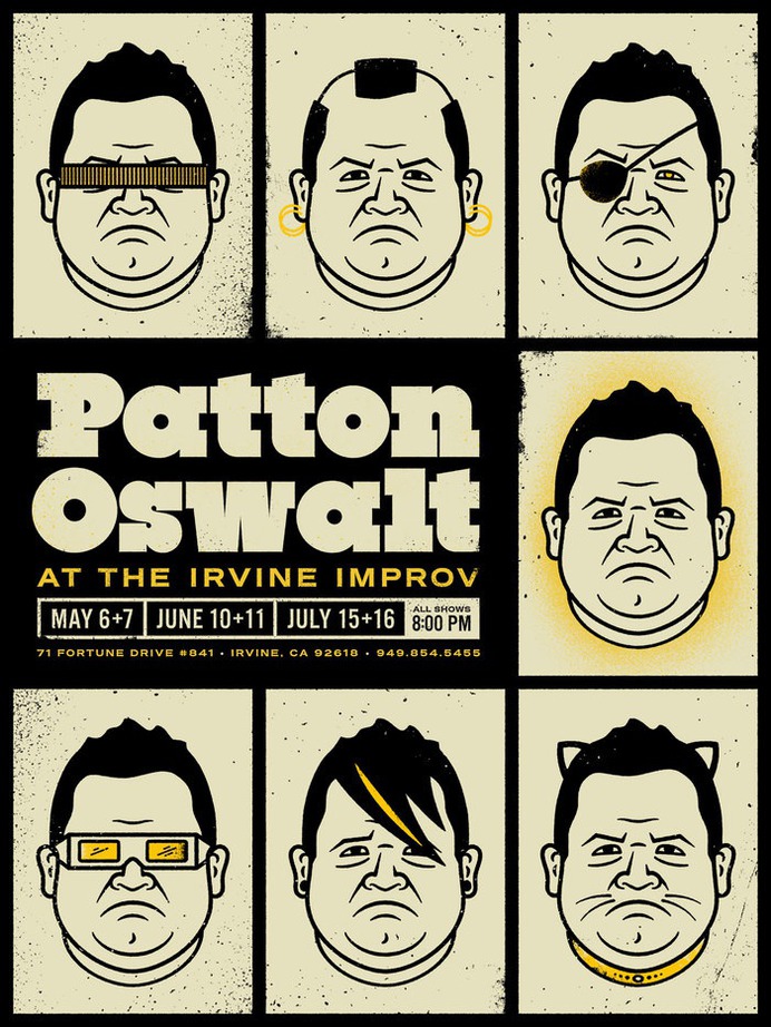 Patton Oswalt at the Irvine Improv poster