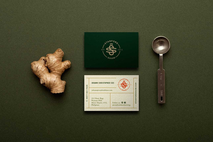 Branding for Stanford Shaw by Análogo "Stanford Shaw is a young brewing company based in Manila, Philippines. Their old fashioned methods