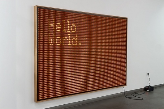 Untitled (Hello World) - today and tomorrow #tech #ruhry #valentin #art #light