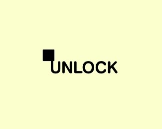 Unlock by cleber #logo