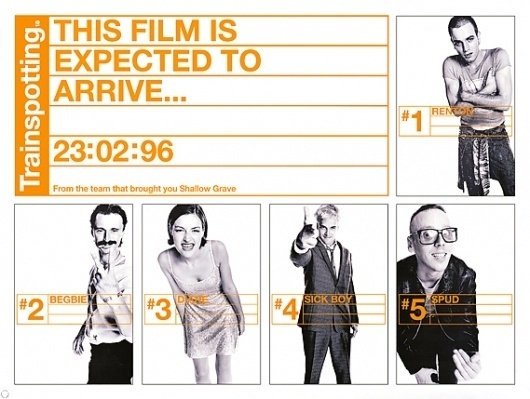 Creative Review - Trainspotting's film poster campaign, 15 years on #helvetica #trainspotting
