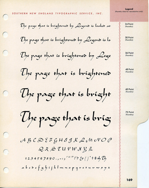 Legende type specimen #type #specimen
