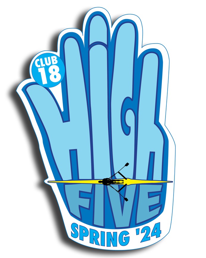 Sticker Design for a Rowing Challenge