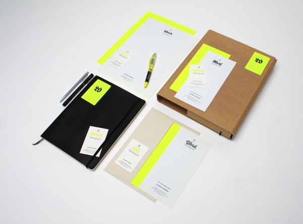 Word. #branding #letterpress #identity #stationery #passport #logo #neon