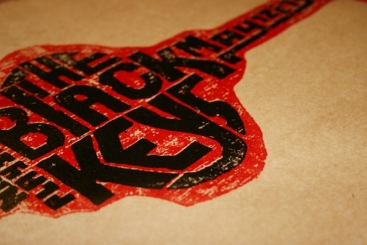 Doug Sheets | Black Keys Poster #letterpress #poster