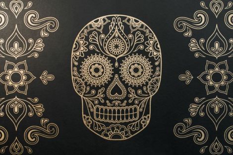 Day Of The Dead Skull Wallpaper HD Wallpapers