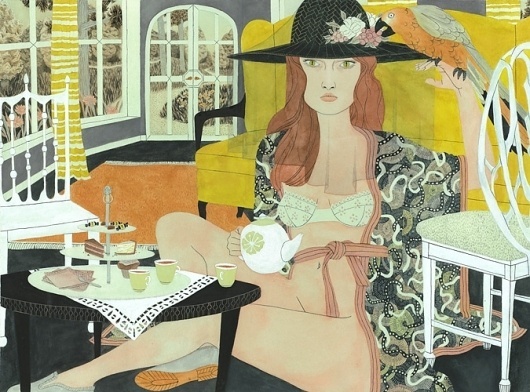 Riikka Sormunen #interior #ink #rikka #illustration #pen #sormunen