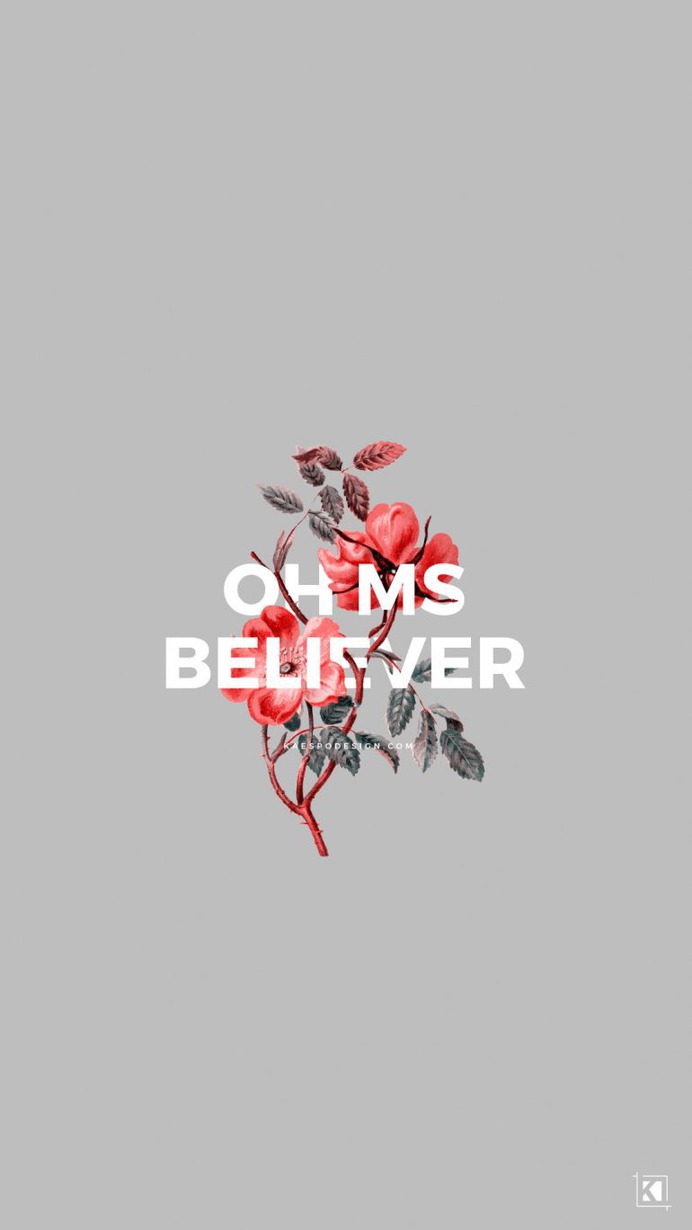 Lockscreens No. 393 – Self Titled by Twenty One Pilots Floral Lyrics