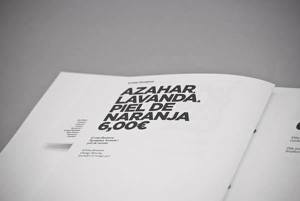 Aroma (Gastronomic Lounge) on the Behance Network #white #nose #gotham #card #menu #design #black #ubi #illustration