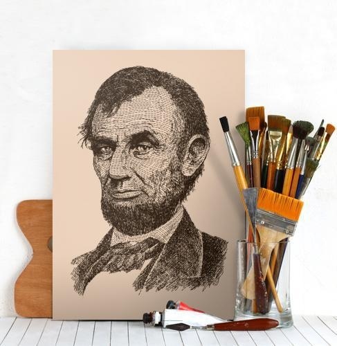 Abraham Lincoln #lincoln #president #people #abraham #art #usa #awesome