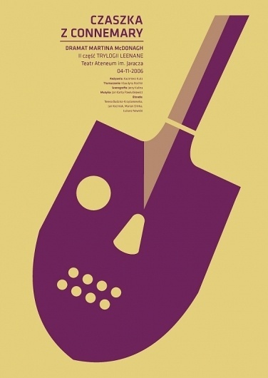 czaszka-z-connemary.jpg (560×789) #design #graphic #hubert #illustration #tereszkiewicz
