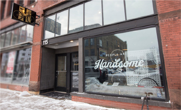 Handsome Cycles / Retail Store in Minneapolis by Marina Groh #bicycle #knock #in #groh #bicyles #store #inc #marina #bike #retail #minneapolis #fixture #table